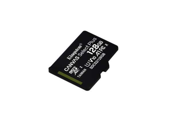 Kingston Cartão Memória 128GB MicroSDXC CANVAS SELECT PLUS CLASS10 UHS-I + ADAPTER - SDCS2/128GB Kingston Cartão Memória 128GB MicroSDXC CANVAS SELECT PLUS CLASS10 UHS-I + ADAPTER - SDCS2/128GB